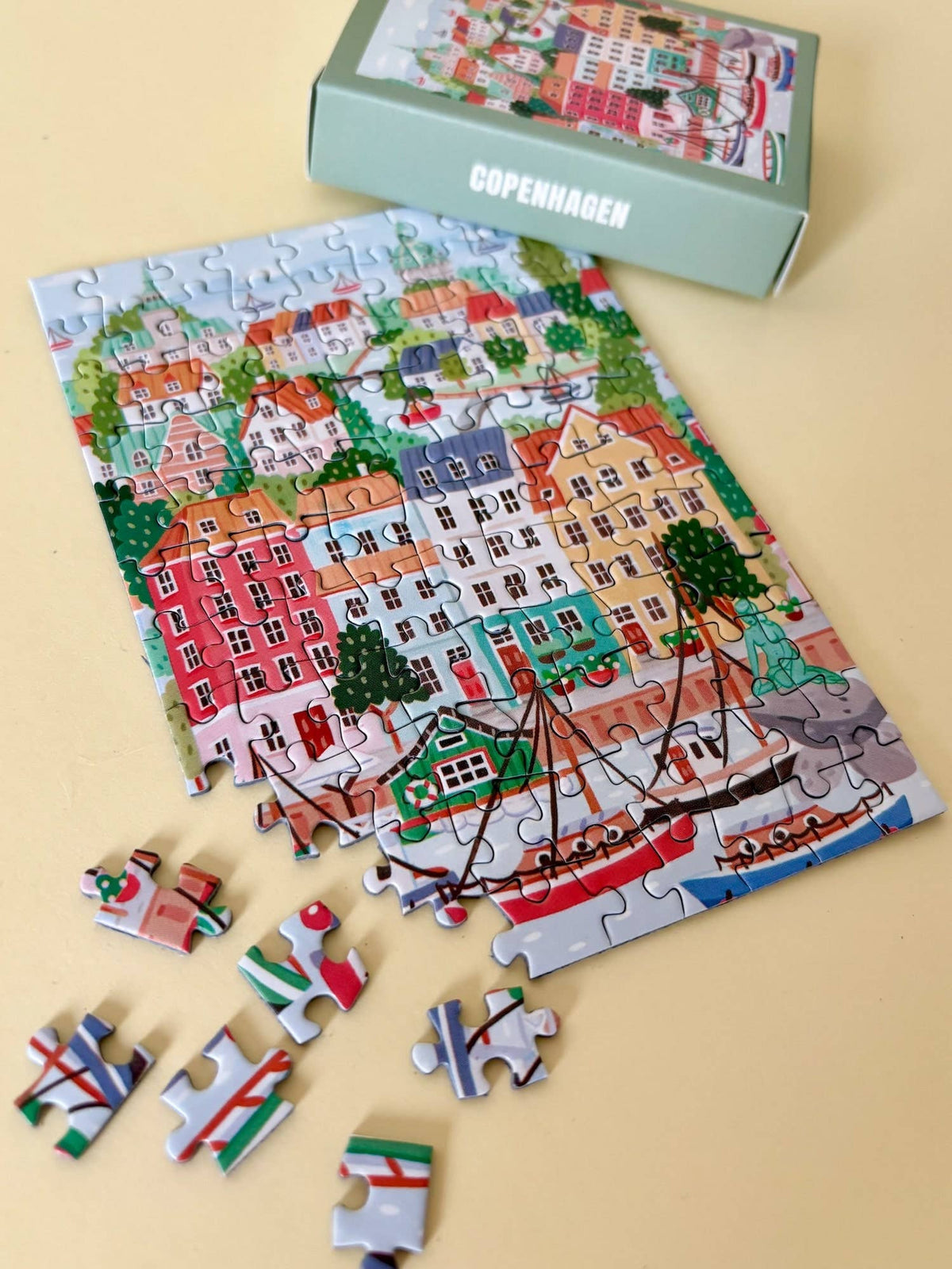 Mini - Puzzle Copenhague 99 pièces - Piecely