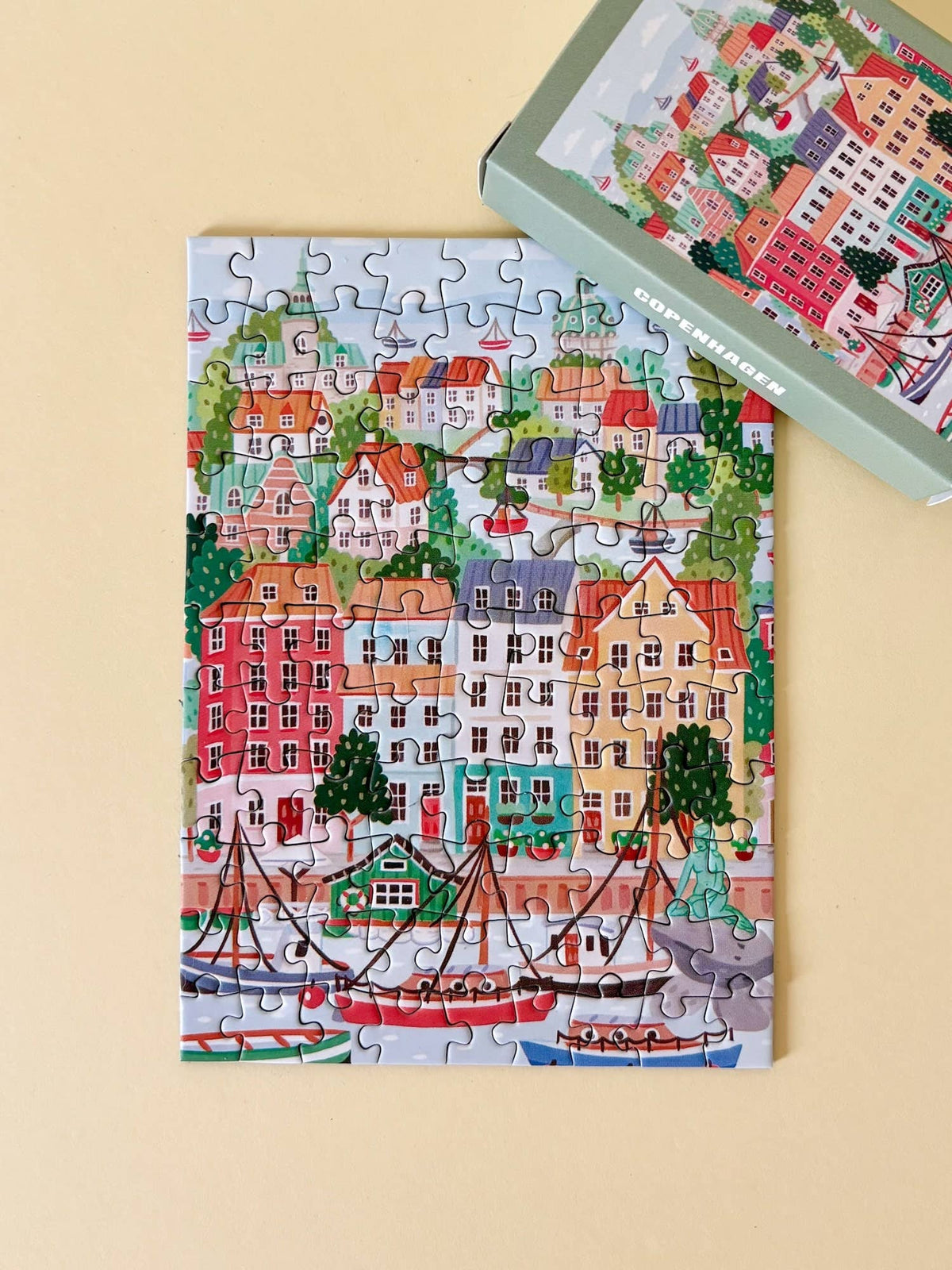 Mini - Puzzle Copenhague 99 pièces - Piecely
