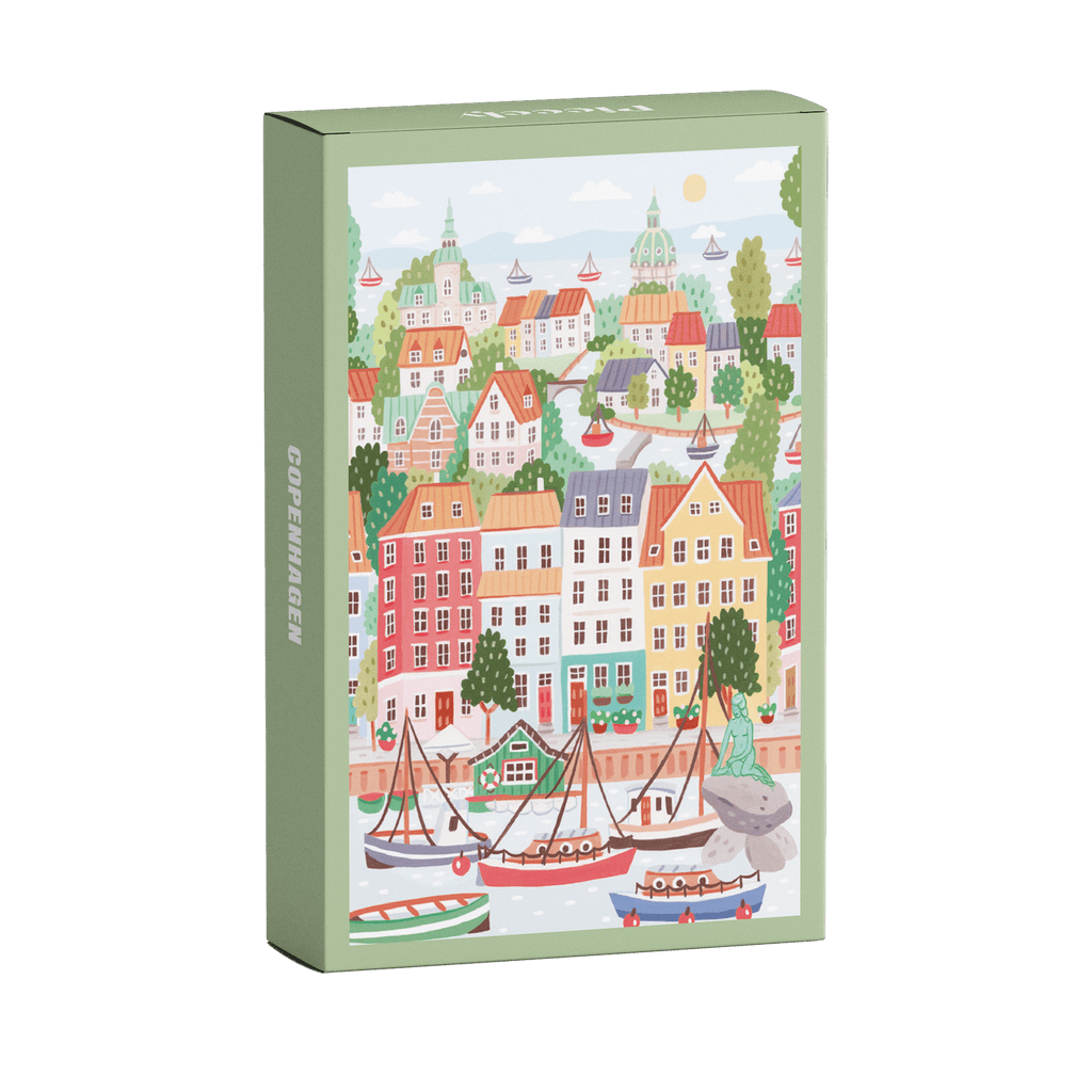 Mini - Puzzle Copenhague 99 pièces - Piecely