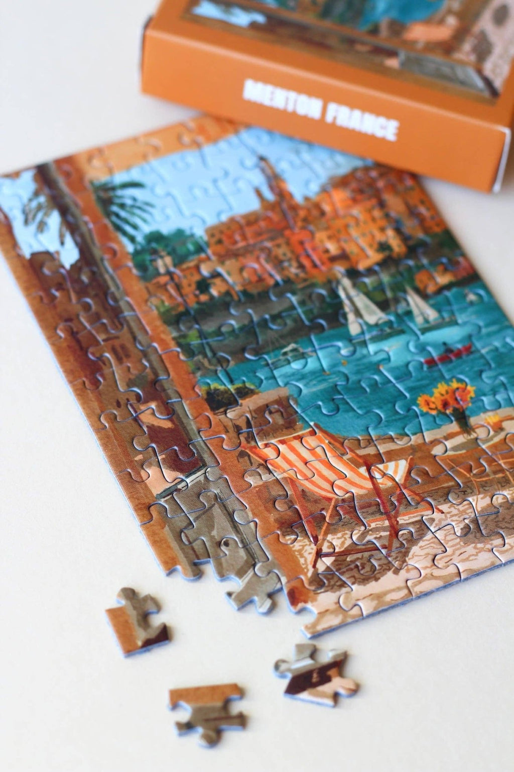Mini - puzzle Menton, France, 99 pièces
