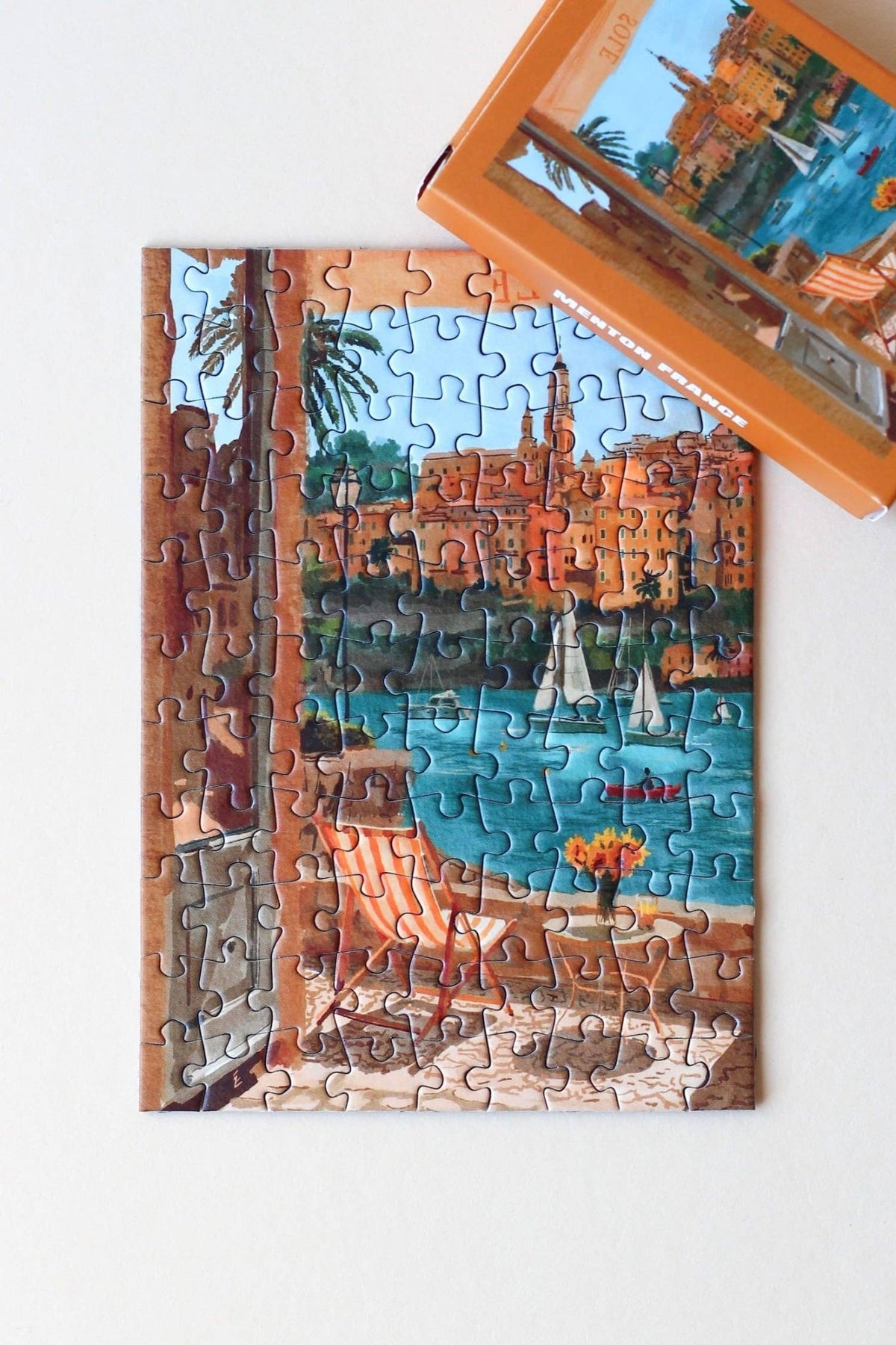 Mini - puzzle Menton, France, 99 pièces