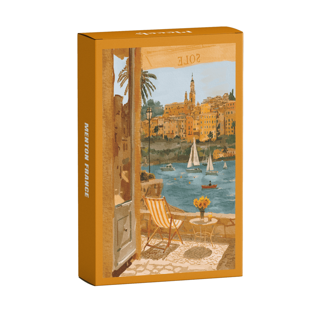 Mini - puzzle Menton, France, 99 pièces