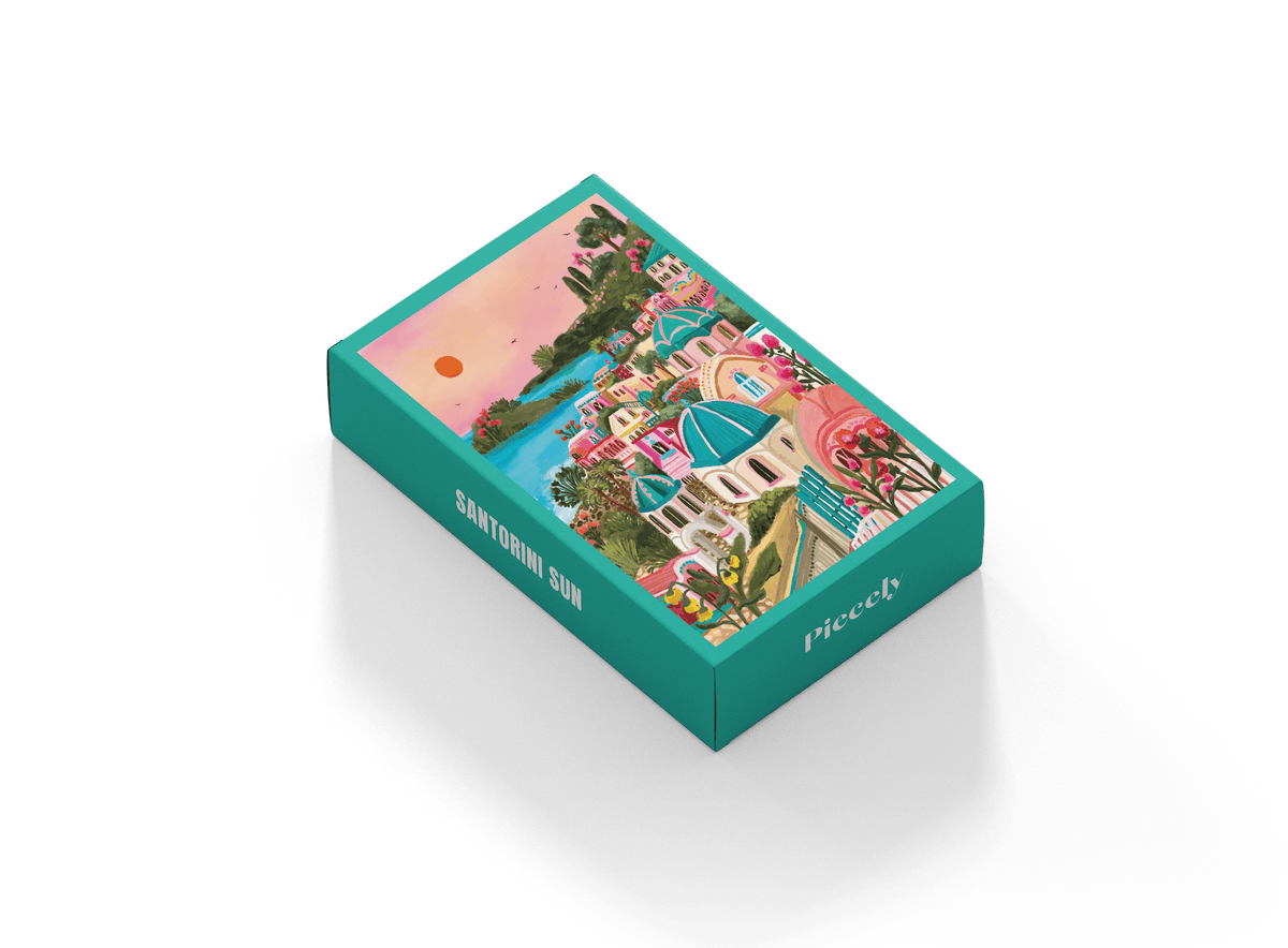Mini puzzle Santorini Sun, 99 pièces