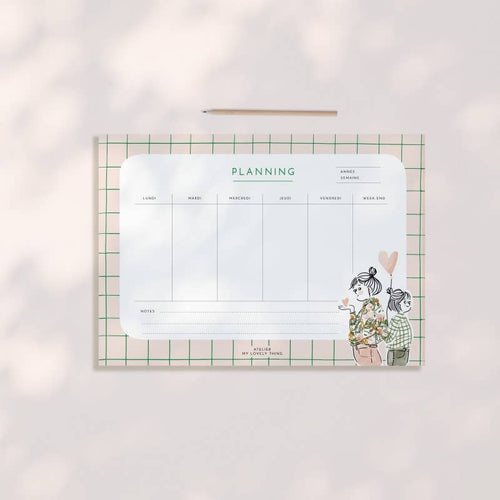 MY LOVELY THING - Agenda hebdomadaire « Happy »