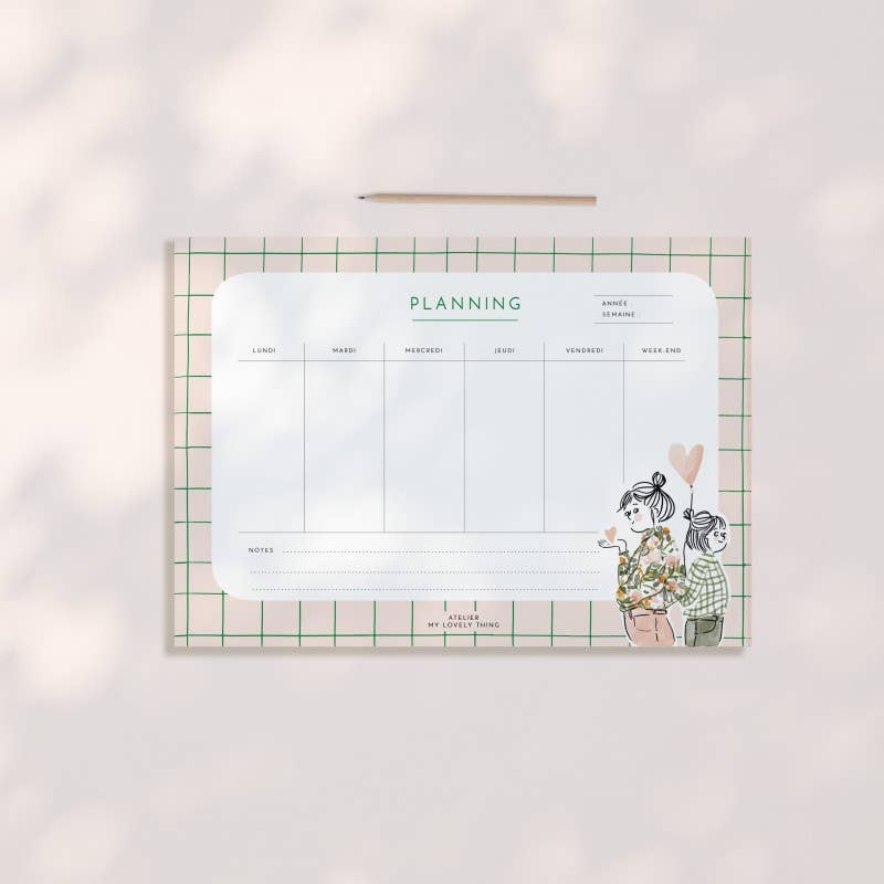 Agenda hebdomadaire « Happy »