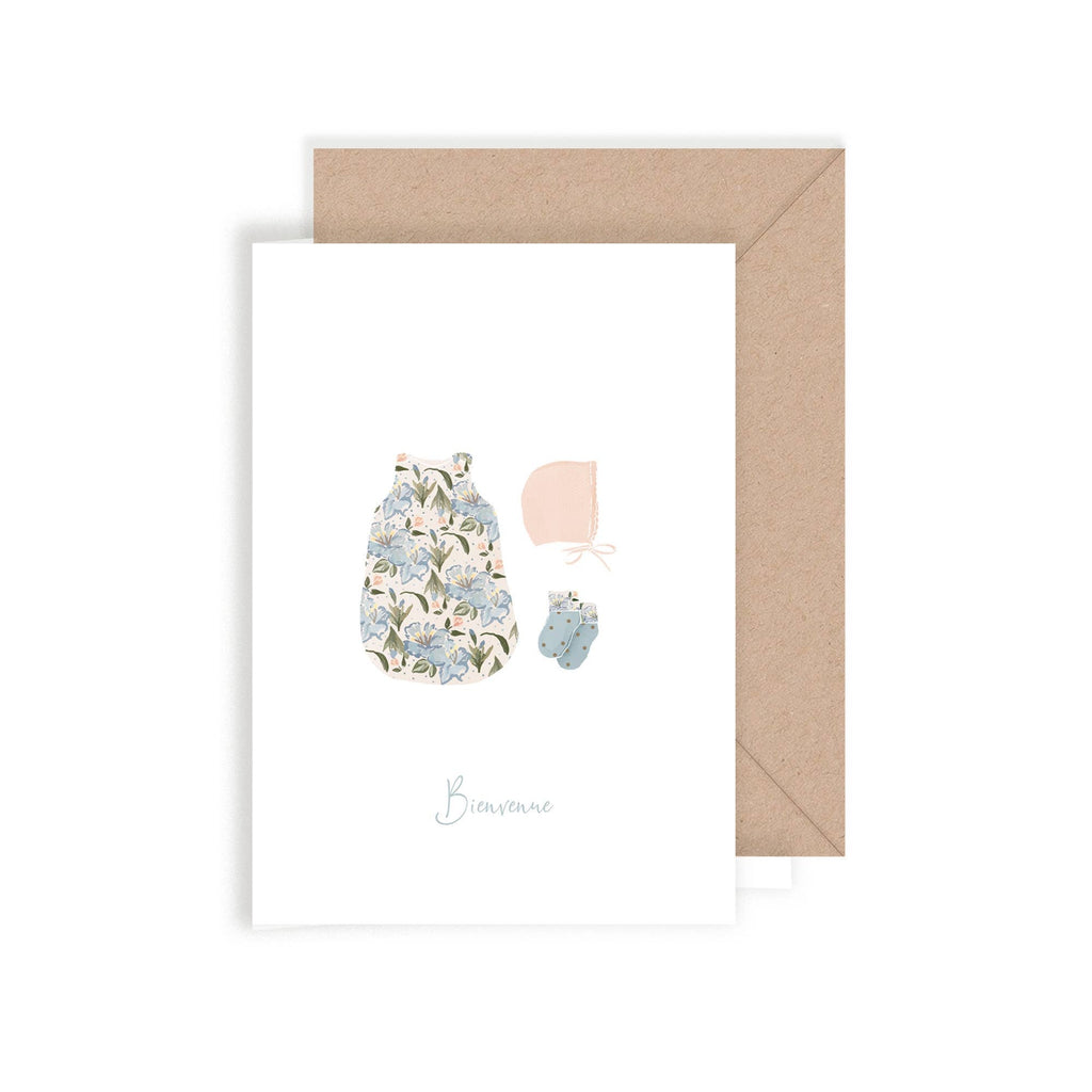 MY LOVELY THING - Double carte de naissance fille