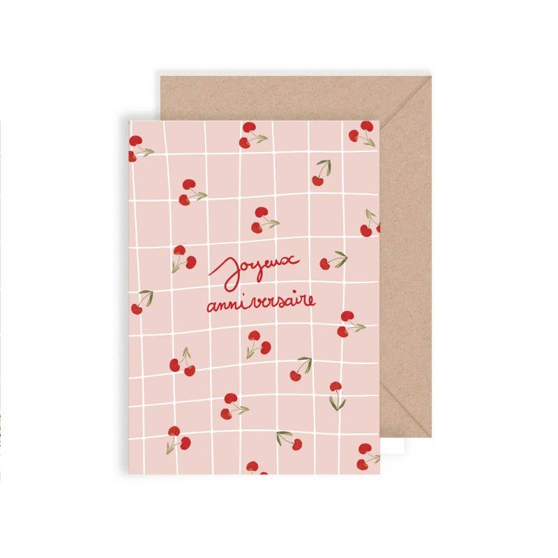 MY LOVELY THING - Double carte joyeux anniversaire – Belle de Mai