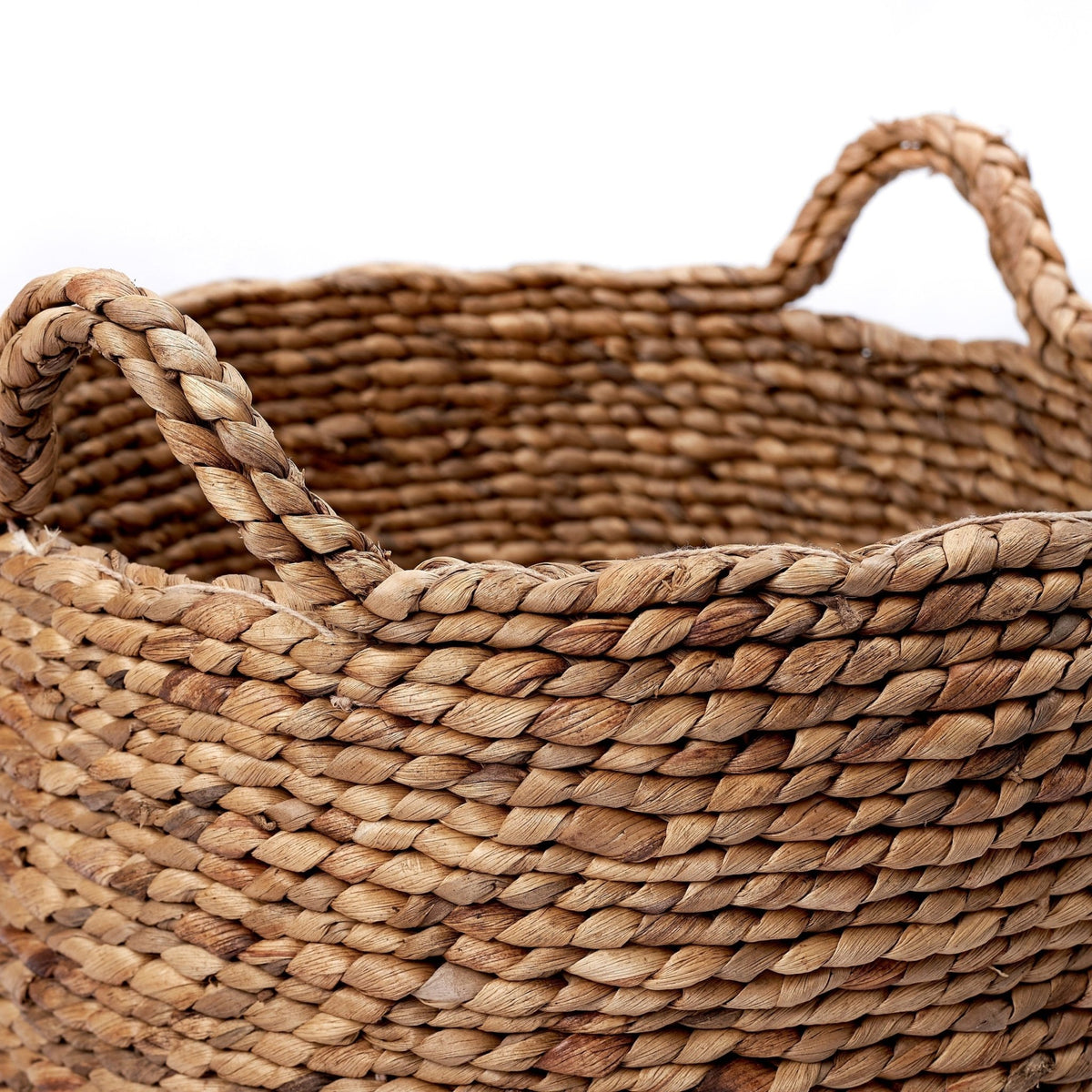 Panier à linge en jacinthe d'eau - soeji