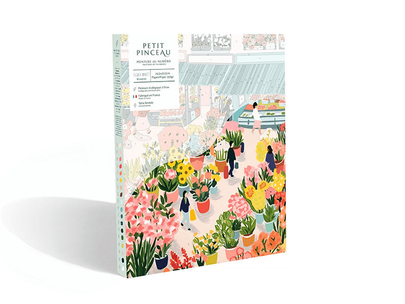 Peinture à numéro Flower Market - La petite épicerie