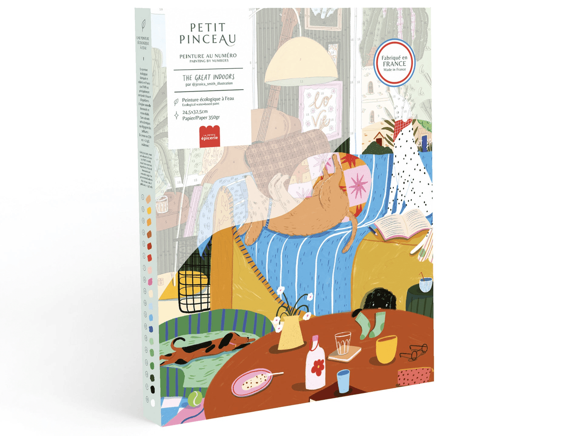 Peinture par numéro adulte « Great Indoors » - Kit complet La petite épicerie