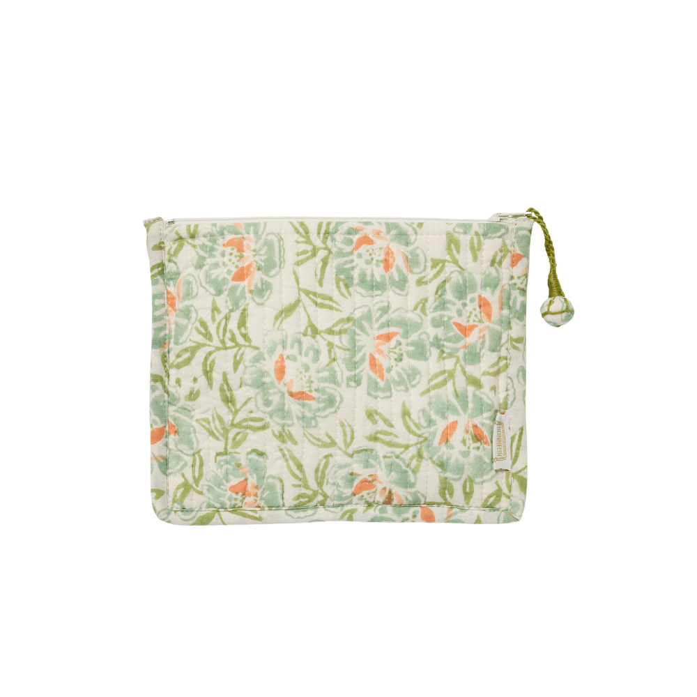 Petite pochette petunia bleu - bonheur du jour