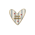 Pin's cœur ardent