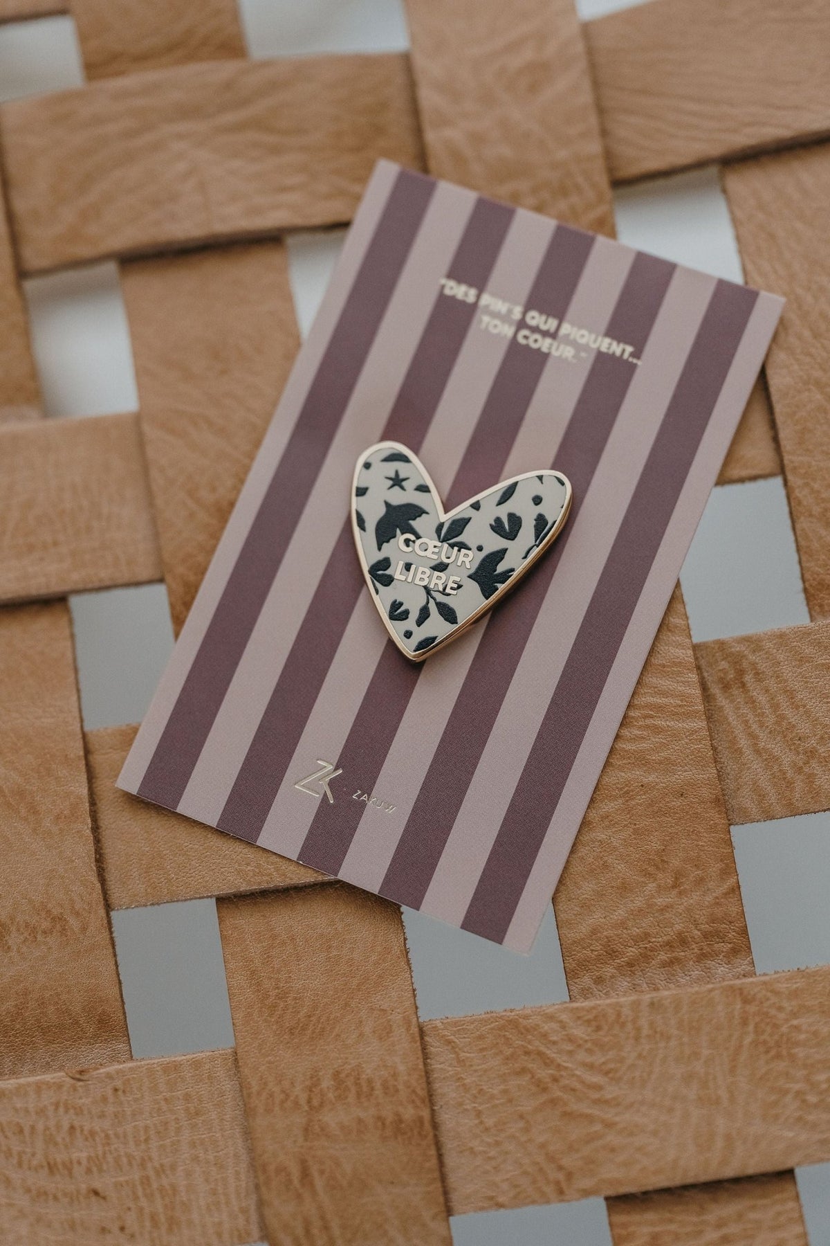 Pin's Coeur "Libre" - Zakuw