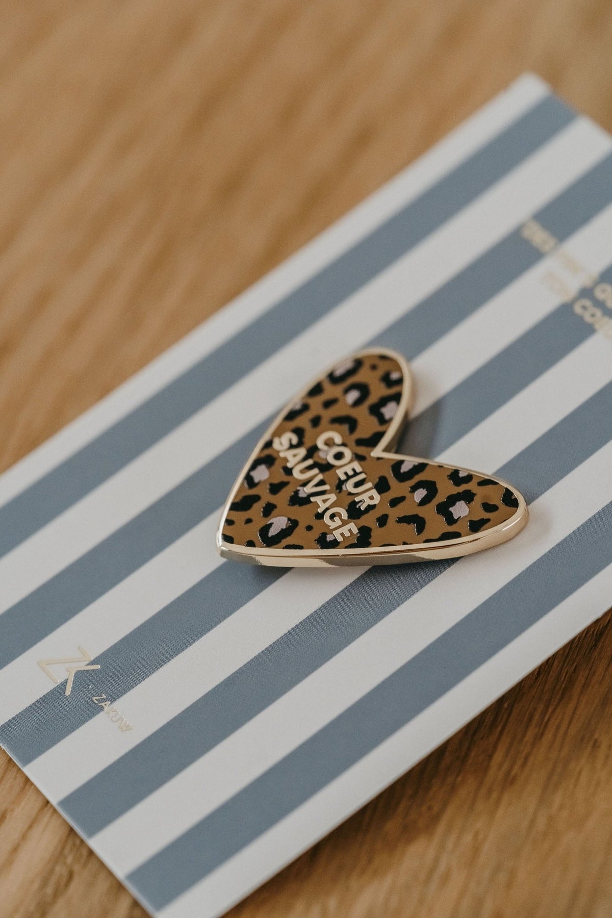 Pin's Coeur "Sauvage" - Zakuw