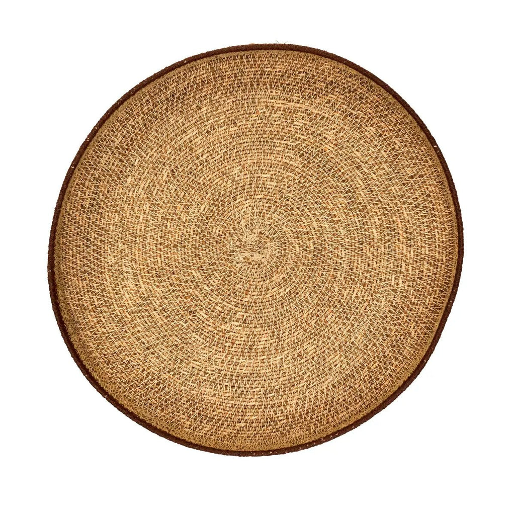 Plateau rond en jacinthe de mer - Madam Stoltz
