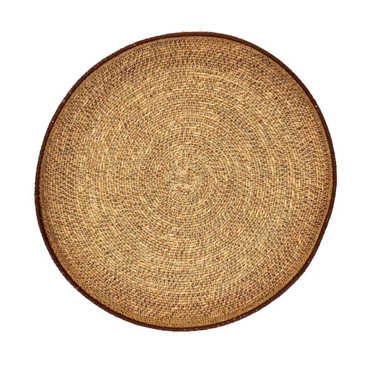 Plateau rond en jacinthe de mer - Madam Stoltz