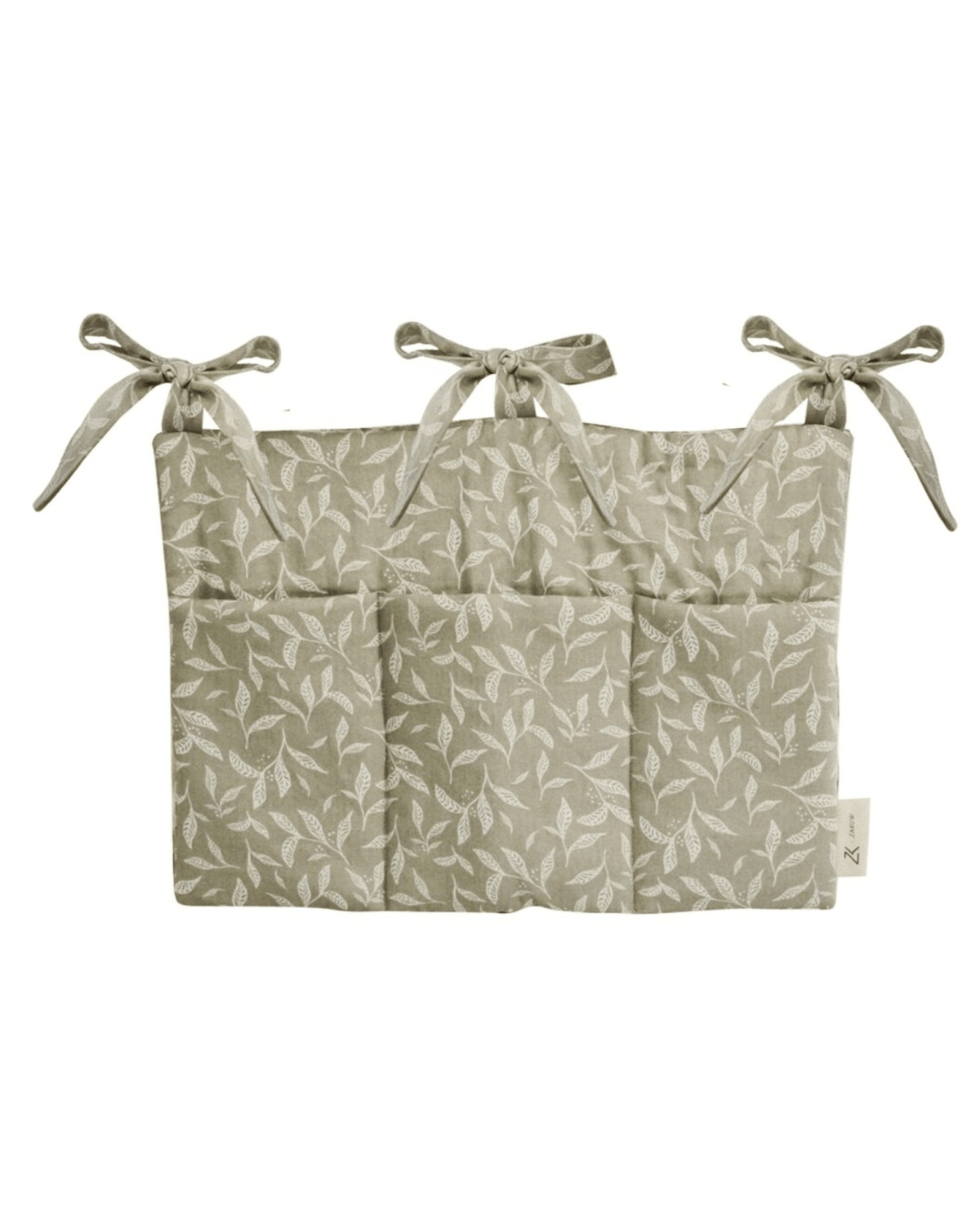 Pochette de lit bébé en coton motif leaves - zakuw