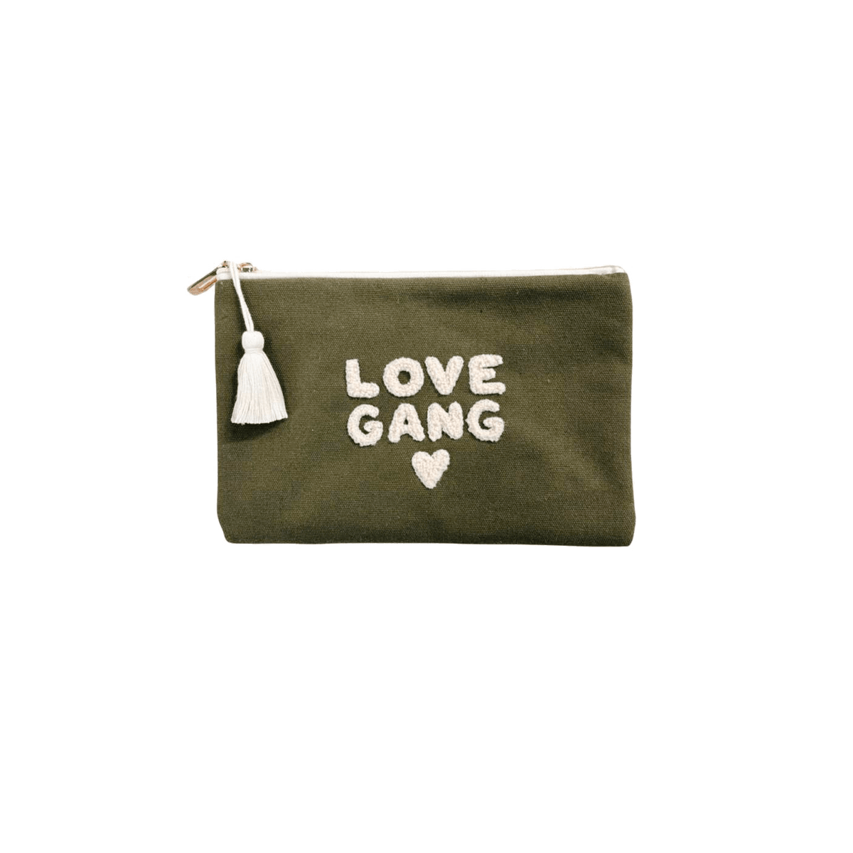 Pochette en tissu femme "love gang" - zakuw