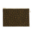 Pochette femme imprimé léopard olive - Rose in April