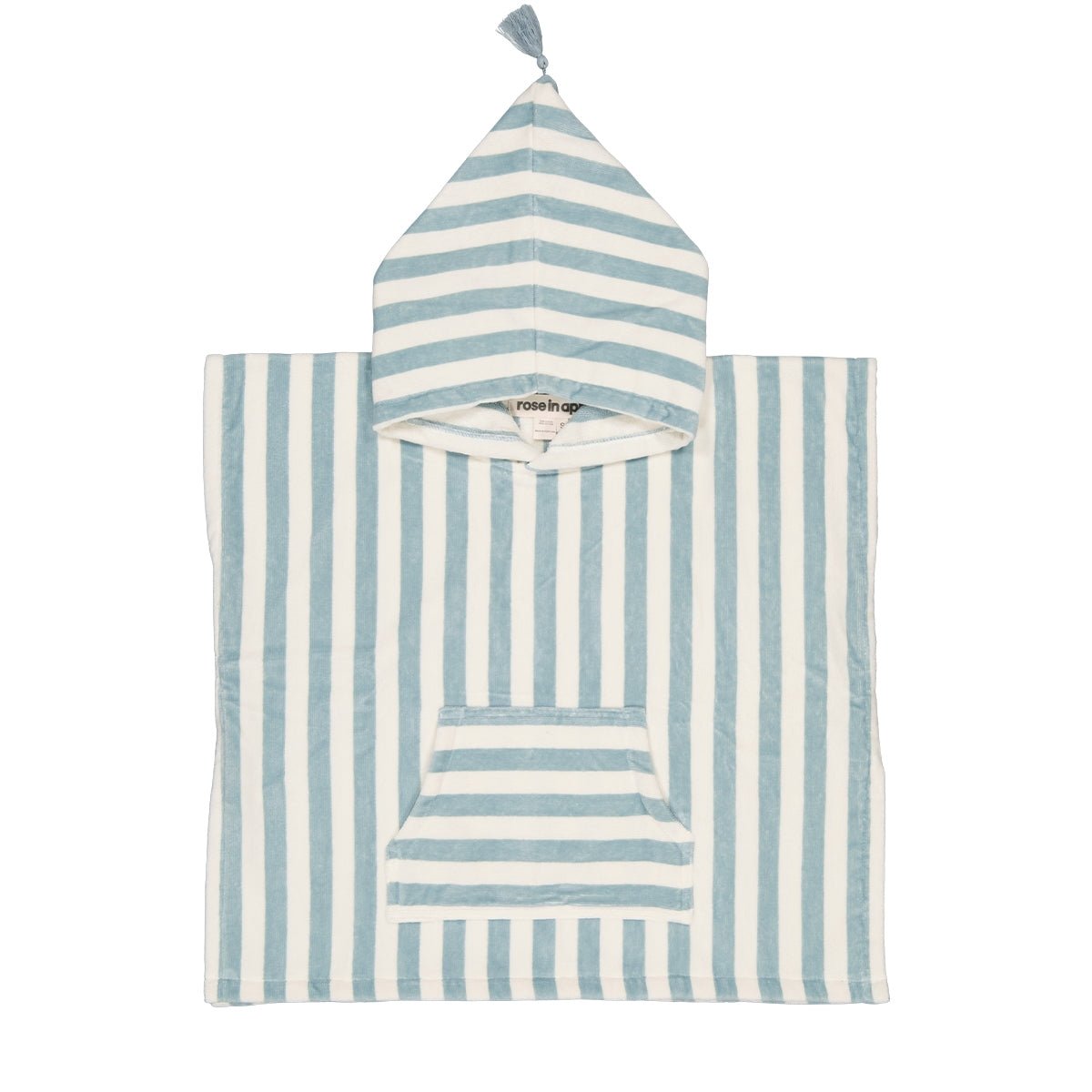 Poncho de bain enfant bleu ciel - Rose in April