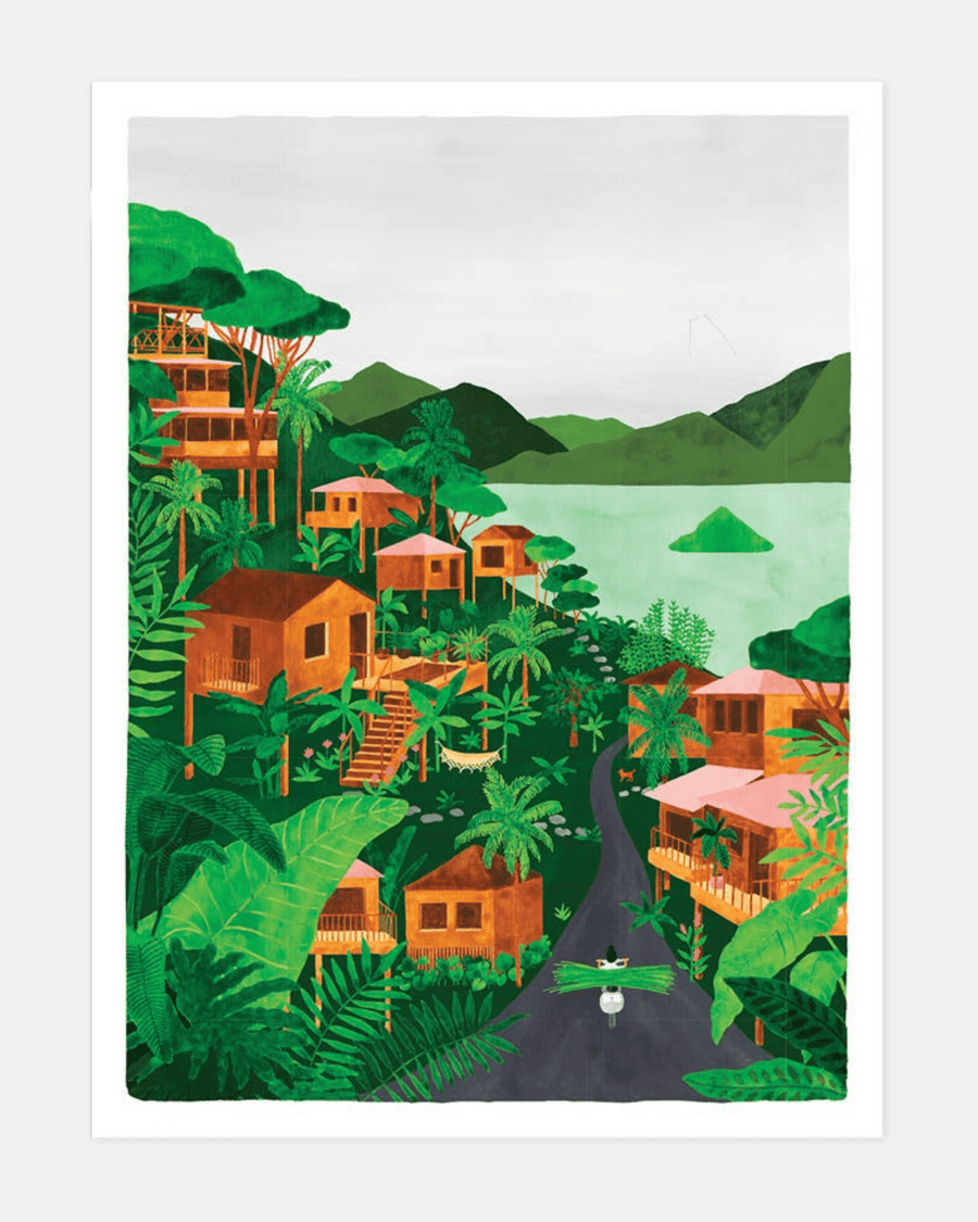 Affiche jungle tropicale - Poster mural nature