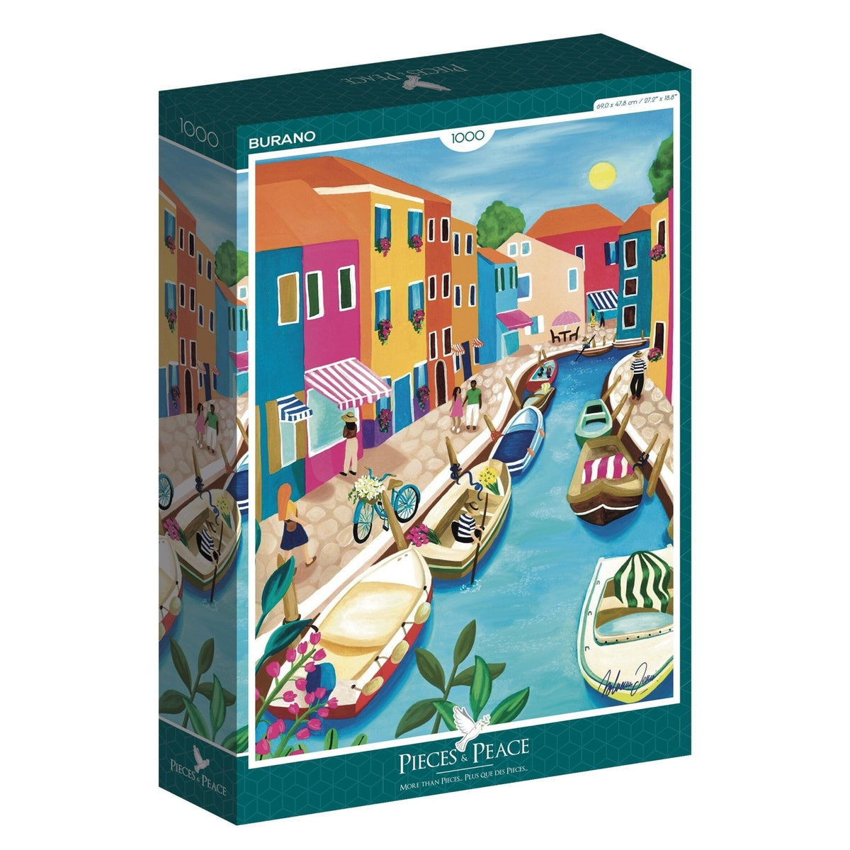 Puzzle déco adulte 1000 pièces Italie venise – burano