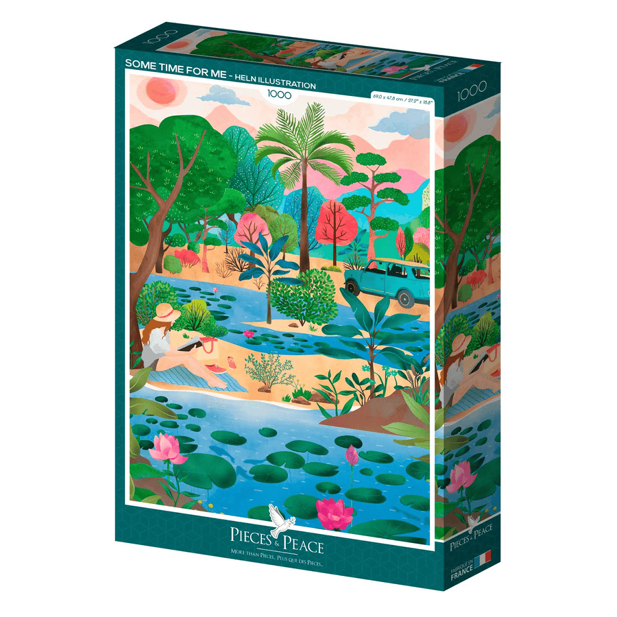 Puzzle adulte zen coloré 1000 pièces - some time for me