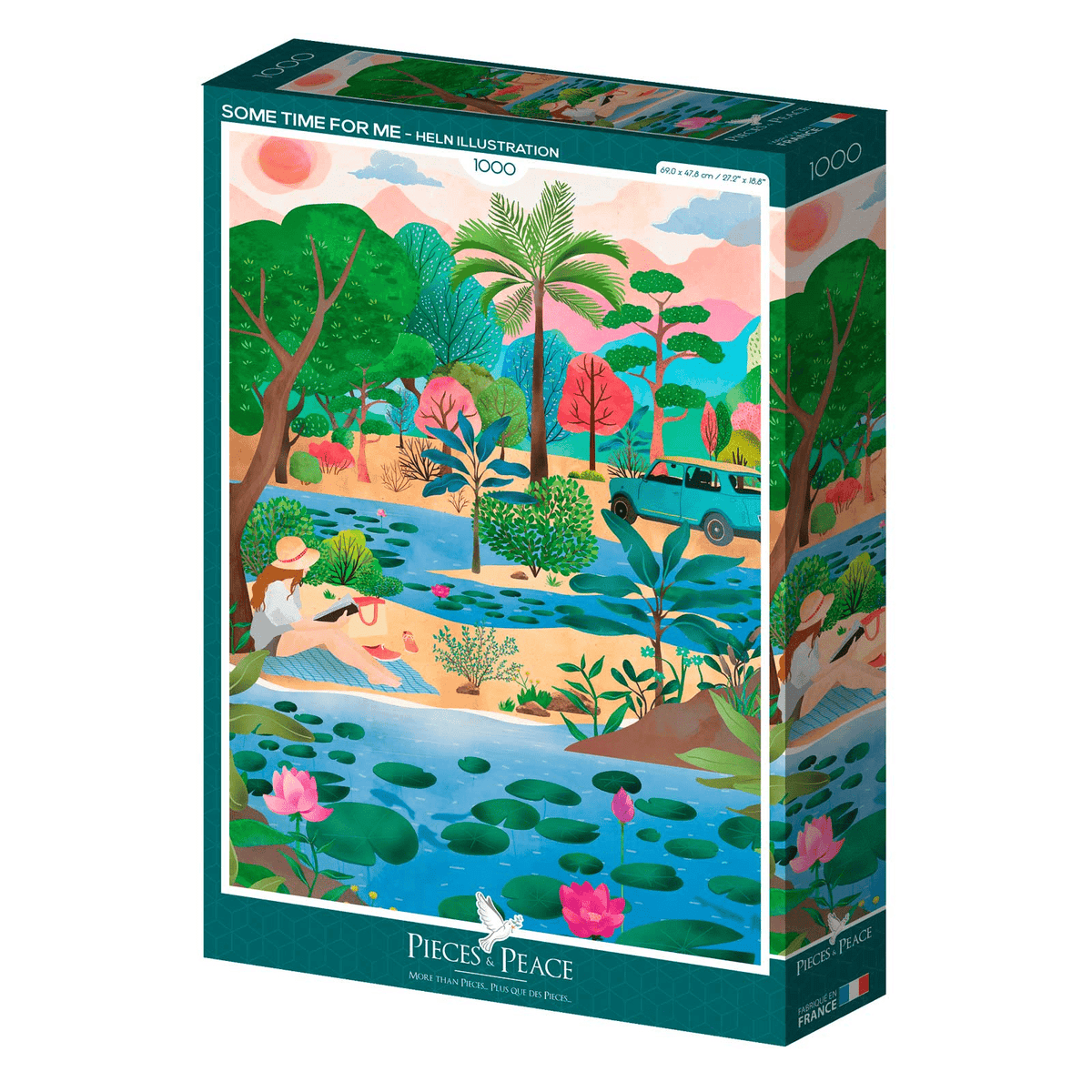 Puzzle adulte zen coloré 1000 pièces – some time for me