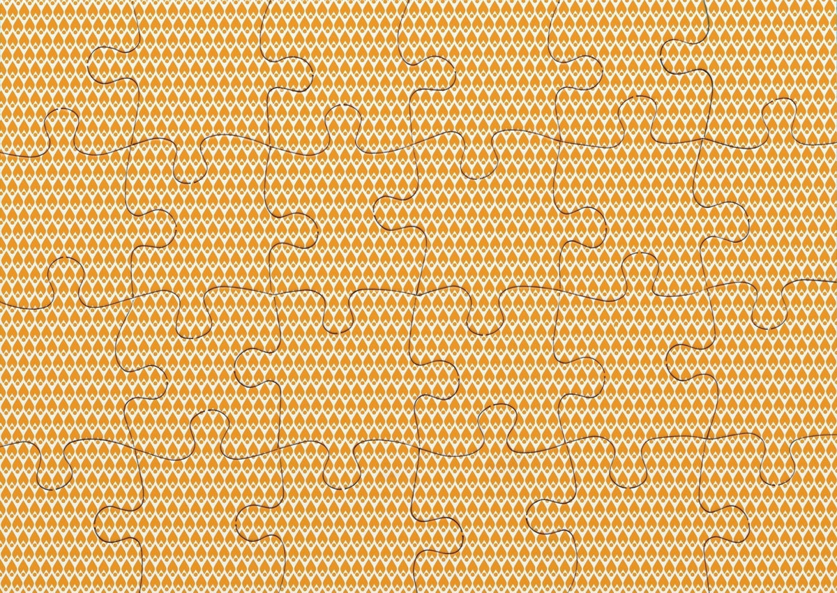 Puzzle enfant famille pingouin - coq en pâte