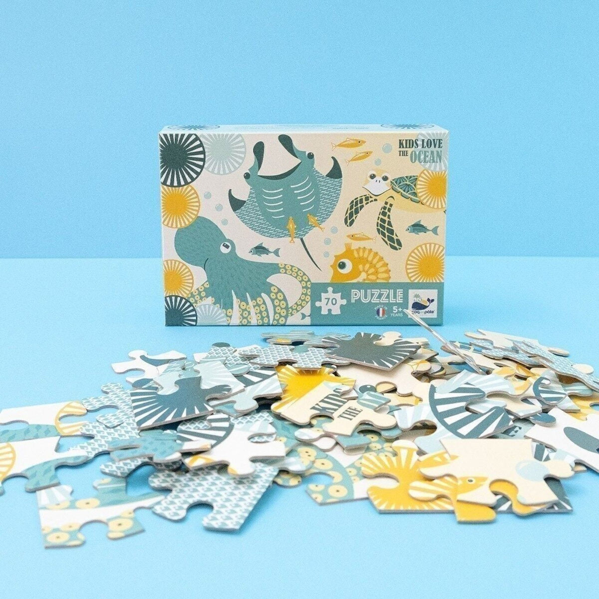 Puzzle enfant océan made in france - coq en pâte