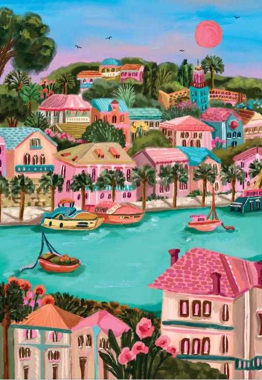 Puzzle ville du monde Hvar 1000 pièces
