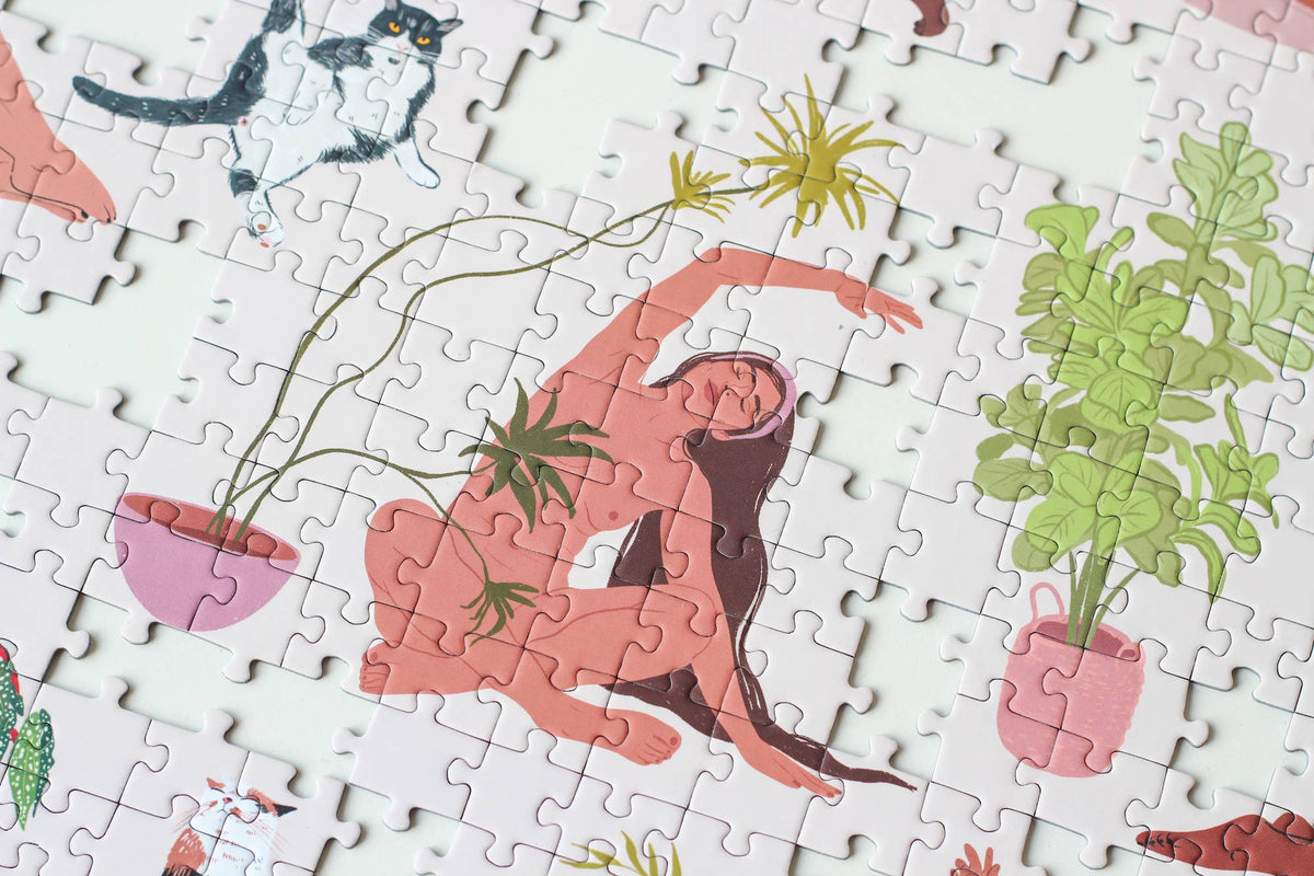 Puzzle zen 1000 pièces Plant Yoga - Piecely