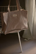 Sac 24H en coton Rayures Argile - Gabrielle Paris