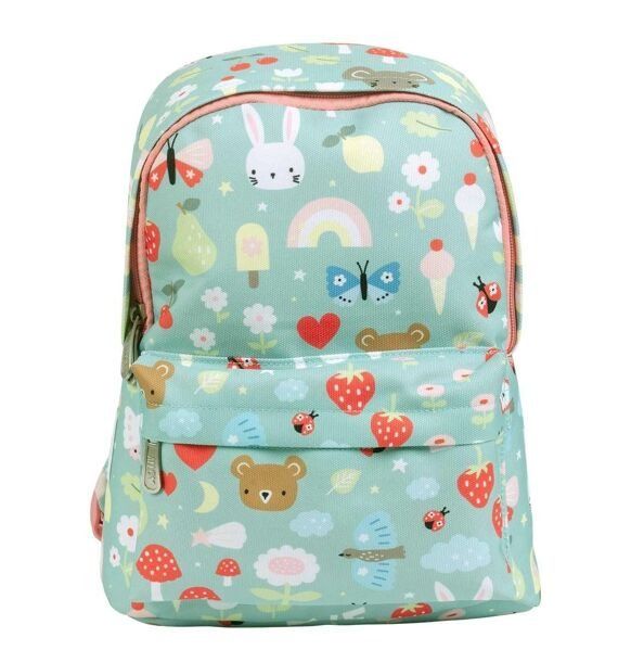 Sac à dos enfant arc-en-ciel et fraise magique