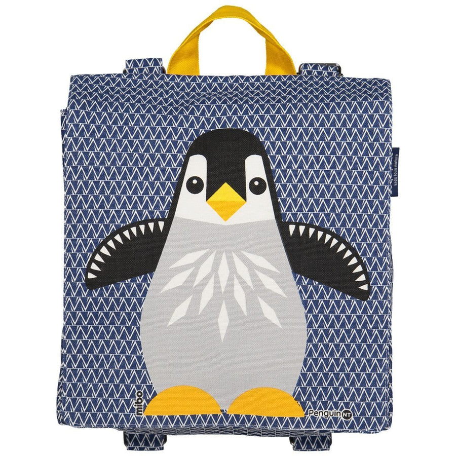 Sac à dos enfant / cartable maternelle pingouin en coton bio