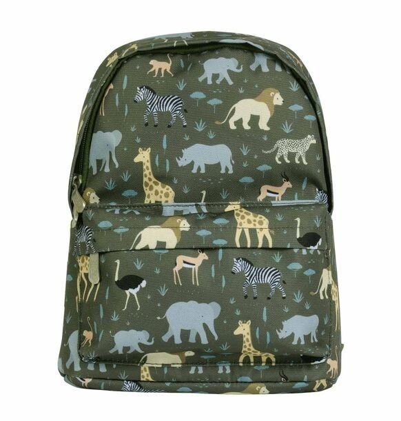 Sac à dos enfant motif savane
