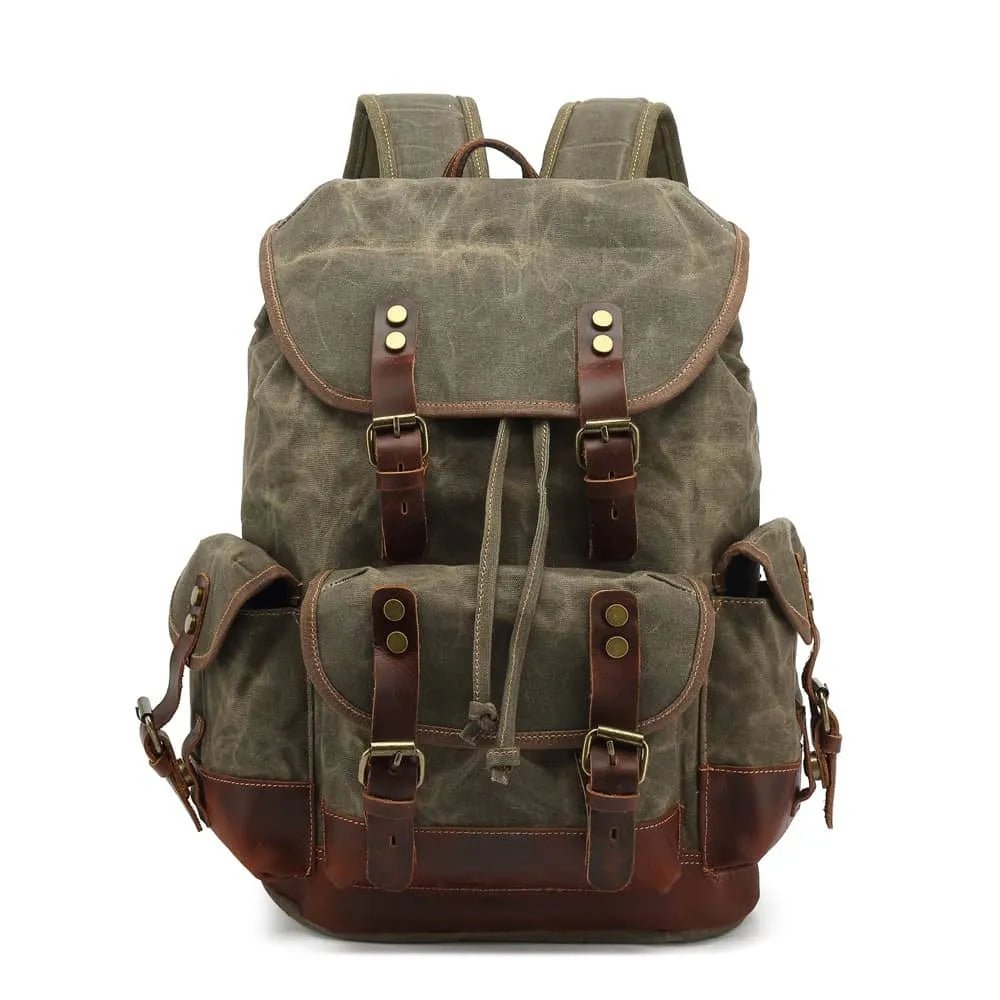Sac à dos vintage militaire "le béring" - bagaran