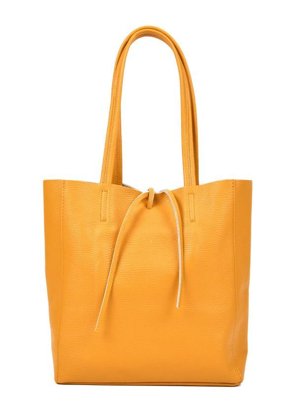 Sac femme en cuir moutarde - sofia cardoni