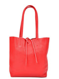 Sac à main en cuir rouge pour femme - sofia cardoni
