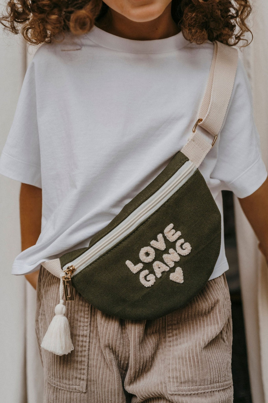 Sac banane enfant love gang en coton