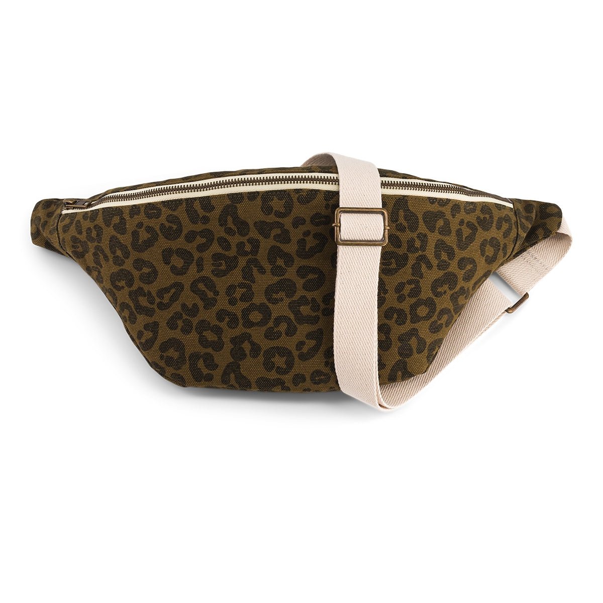 Sac banane femme imprimé léopard olive - Rose in April