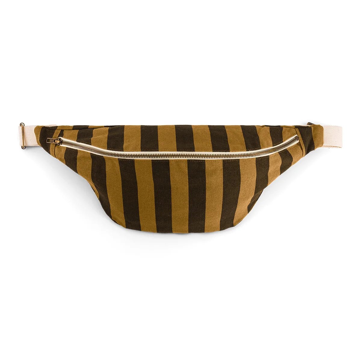 Sac banane femme rayures cumin - Rose in April