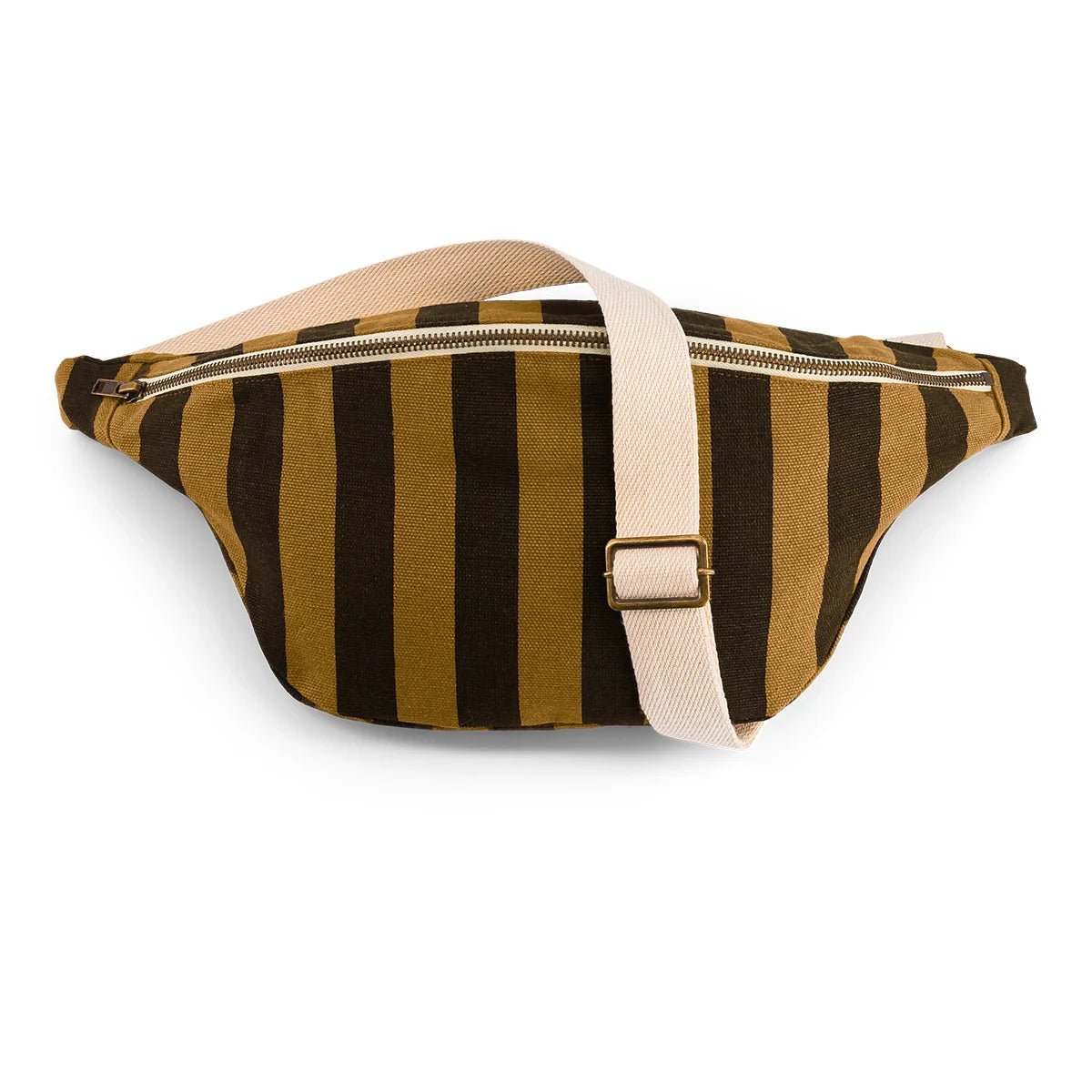 Sac banane femme rayures cumin - Rose in April