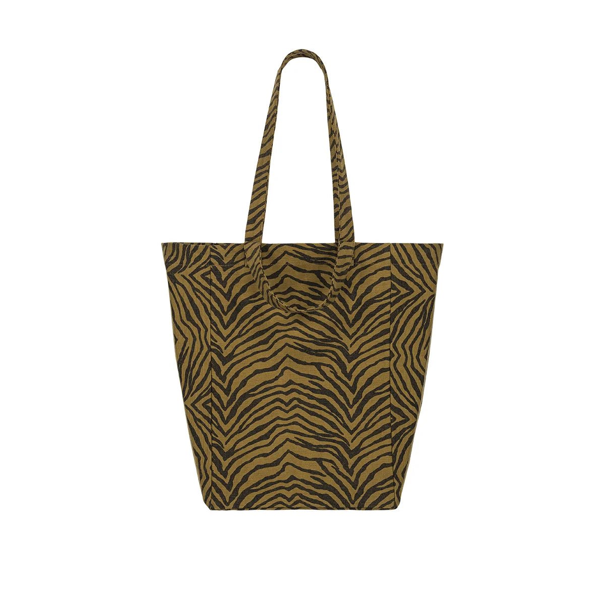 Sac cabas femme Elisabeth Zebrou Olive - Rose in April