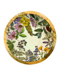 Saladier bois de manguier fleurs sauvages