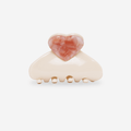 Pince à cheveux cœur Luv blush – Sasstie – vue 1