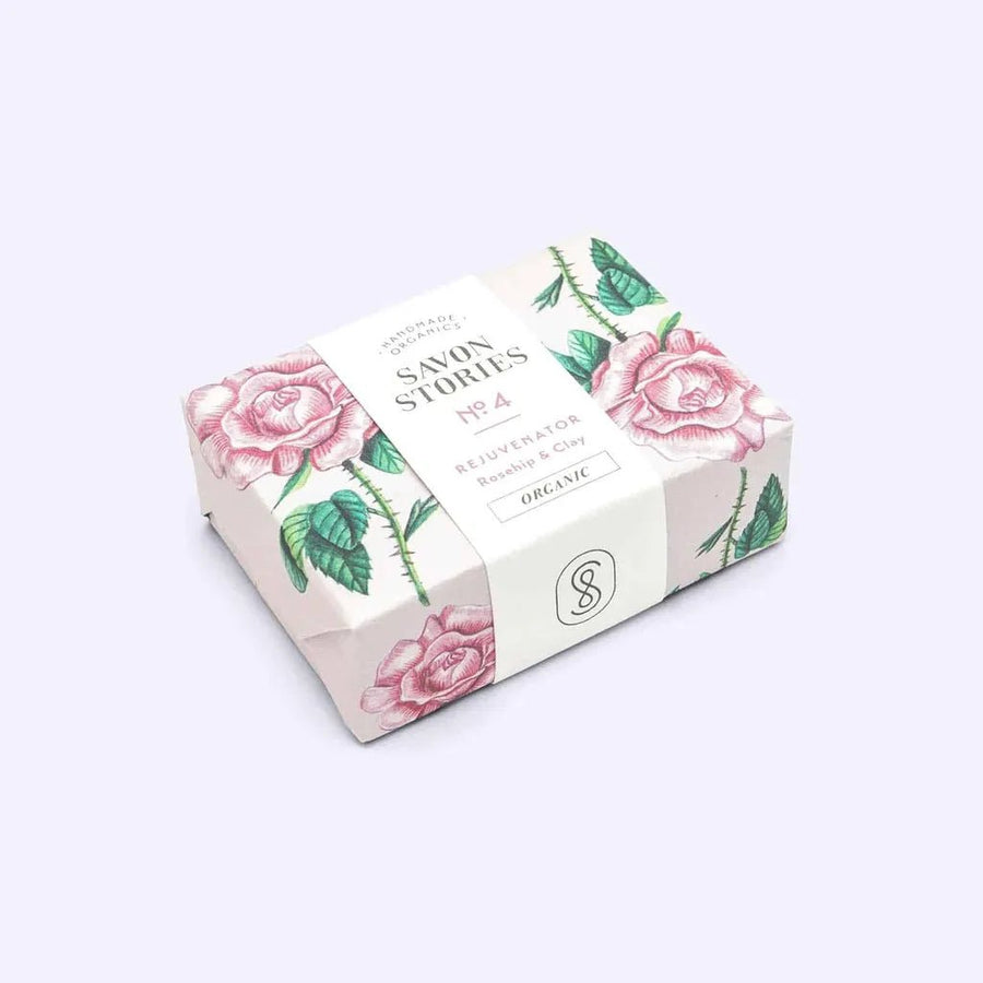 Savon bio & naturel à l'argile et rose "le vivifiant"