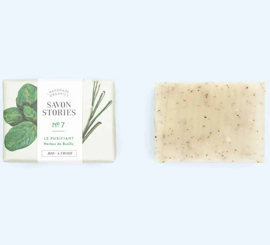 Savon bio & naturel désodorisant au basilic "le purifiant"