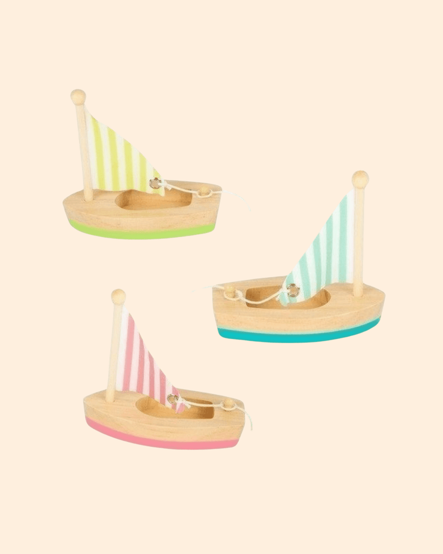 Set de 3 jouets de bain "voiliers"