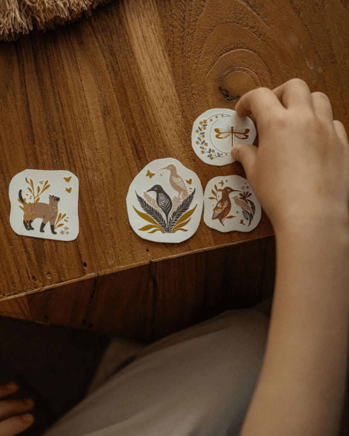 Set tatouages éphémères enfant - poésie & nature